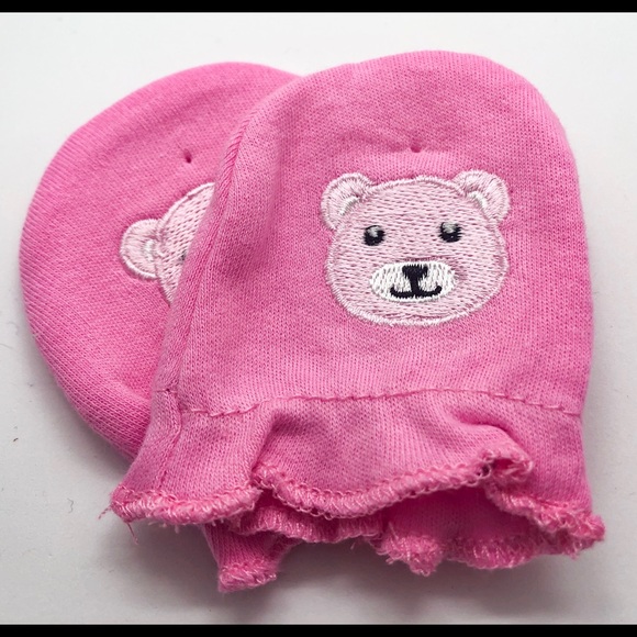 Baby Girls 4 pack Mittens Set - Picture 5 of 8
